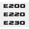 Car Tail Letter Number Emblem Sticker Rear Trunk Badge Decal for Mercedes Benz E Class E53 E55 E63 E200 E220 E230 E240 E250 E260