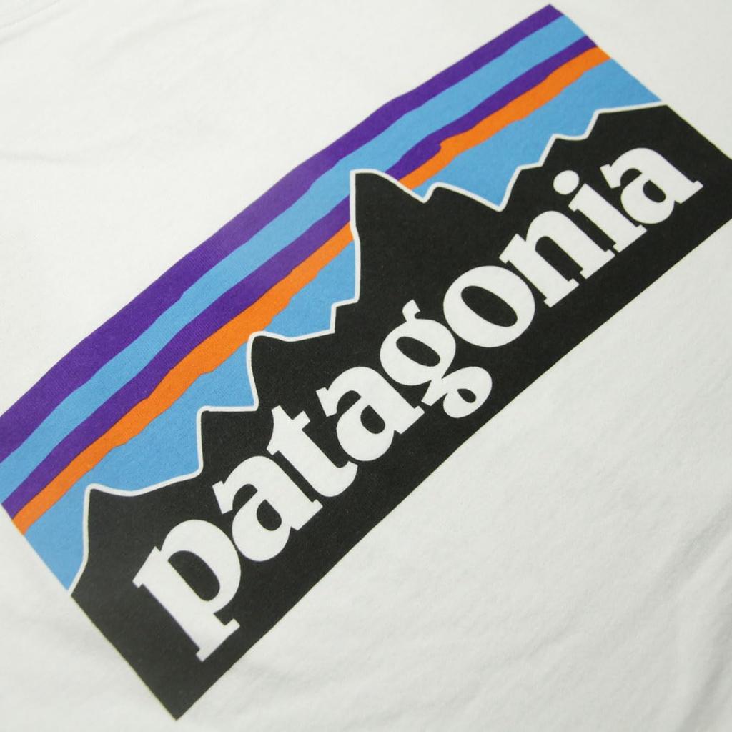 Patagonia Men's P-6 Logo Responsibili-Tee (US-XL, White) (Parallel Import)