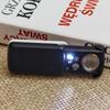 Slide-Out Jewelry Loupe Magnifiers 30X 60X 90X LED Lighted Magnifying Glass with UV Light For Jewelry Diamonds Coins Stamps