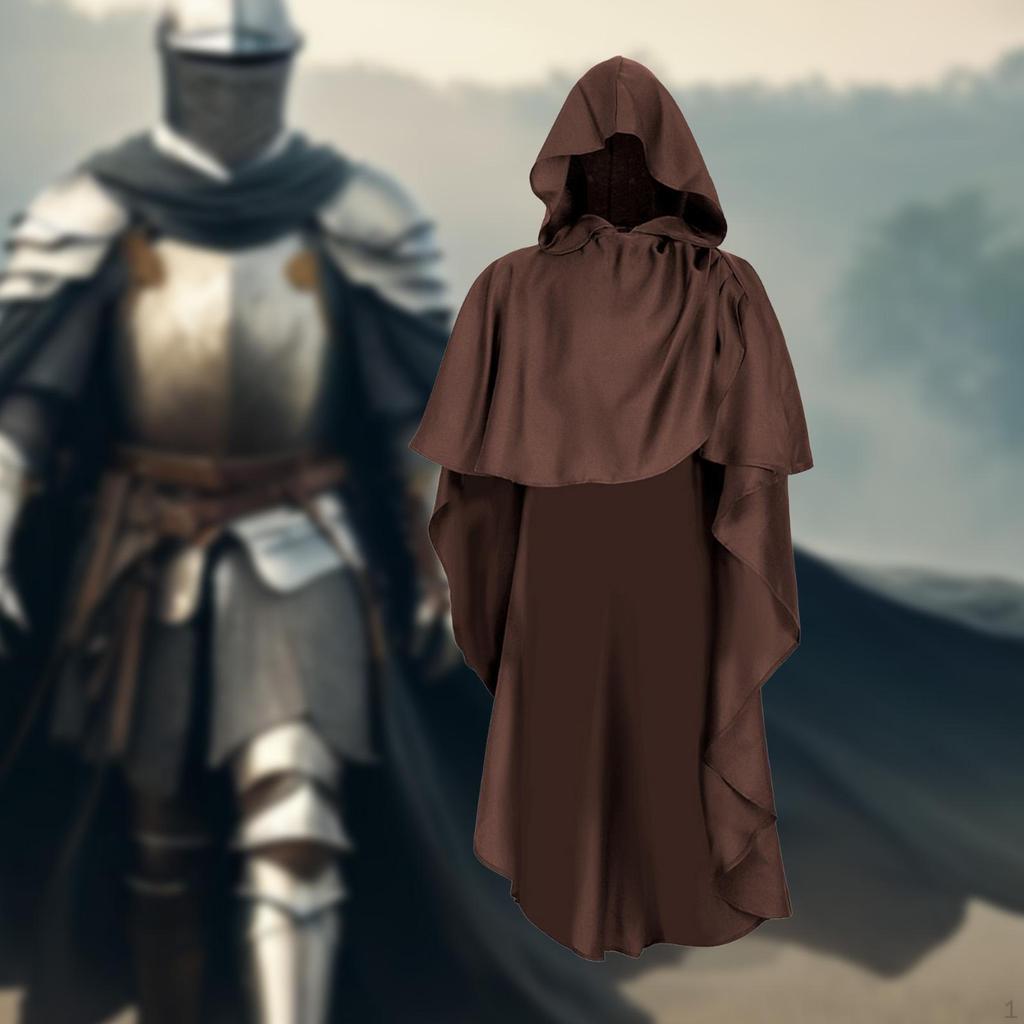 Halloween Cloak Dress Up Medieval Cape for Club, Party, Carnival