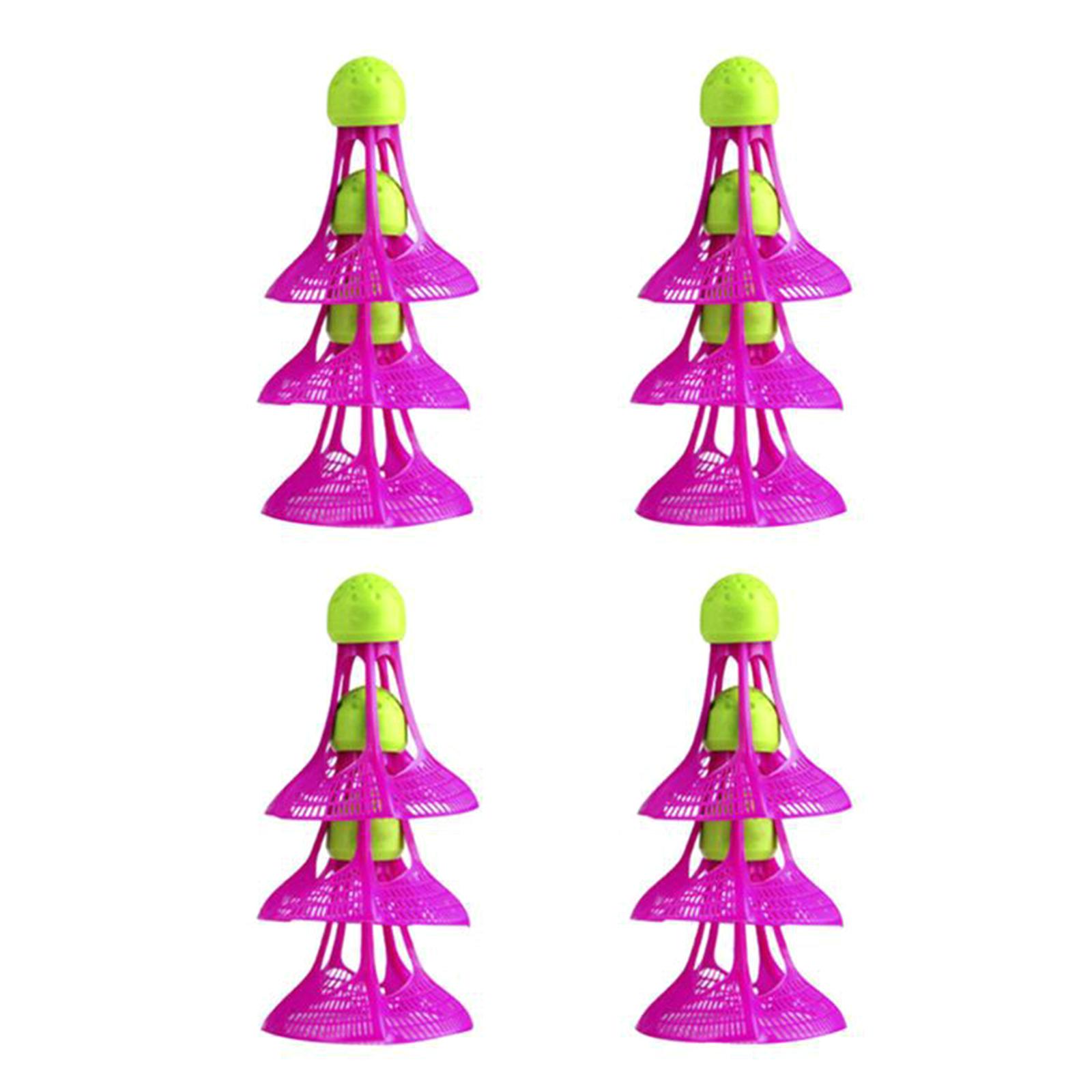 

Elastic Head Badminton Nylon Shuttlecocks Toy Elastic Head Colorful Nylon Shuttlecocks Set For Indoor and Outdoor Play