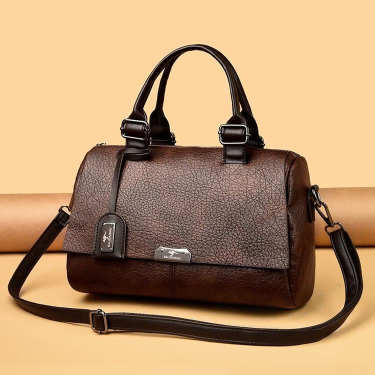 Vintage Boston Handbag One Shoulder Crossbody Women's Bag