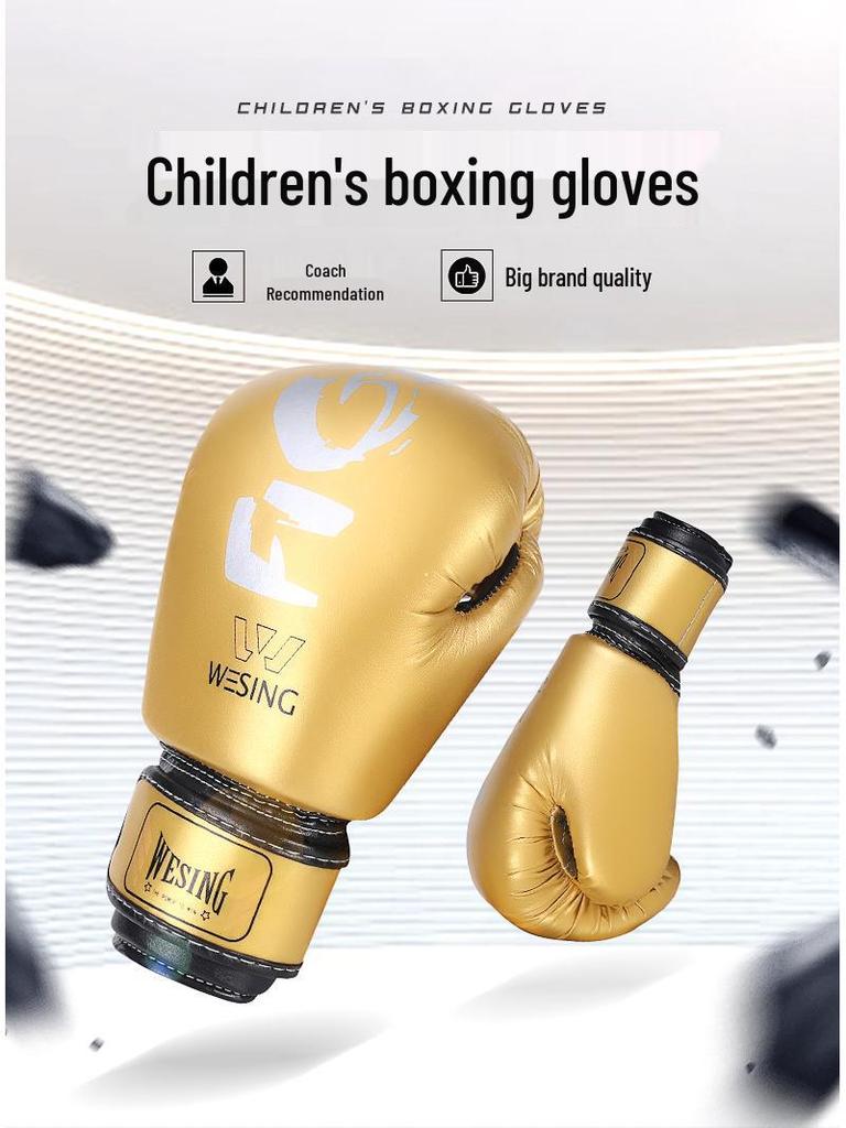 Jiurishan Kids' Boxing & Sanda Training Gloves for Men & Women