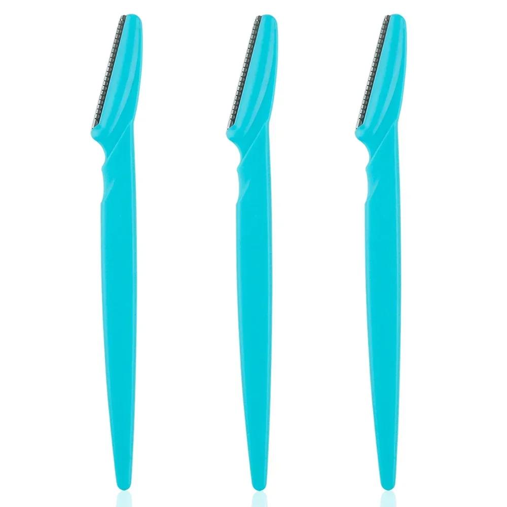 3/10 Stück Augenbrauen-Epilation Haarentfernung Cutter Sicherheitsmesser Make-up Schaber Augenbrauen-Trimmer Klinge Damen Gesichtsrasierer Tragbar