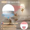 Cordless Rechargeable Battery Powered Wall Lamp 12Rgb Wireless Charging Wall Lamp with Remote Control, Dimmable Cordless Wall Lamp, Night Light