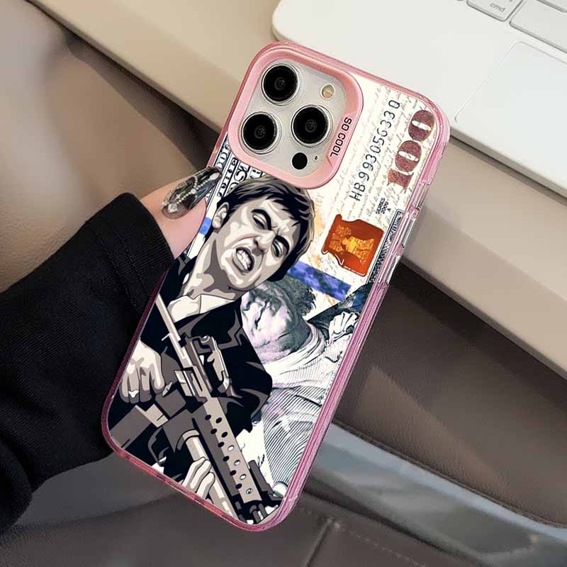 T-Tony M-Montana S-Scarface Fashion Phone Case For iPhone 17 16 15 14 13 12 11 Pro Max Colorful Cover Case Funda