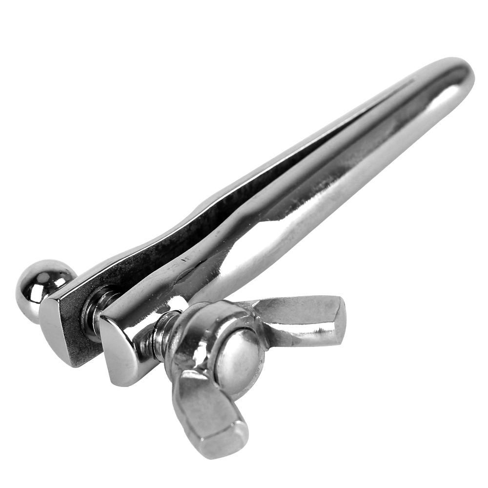 Pęseta ze stali nierdzewnej Medyczna Ekspander 6-8 mm Dźwięk cewki moczowej Korek penisa Dla mężczyzn Dilator penisa Dźwięki Męski masturbator Zabawka erotyczna