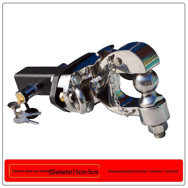 2024 BJ40 Trailer Hitch: Forged Tow Hook with Solid Ball Head
