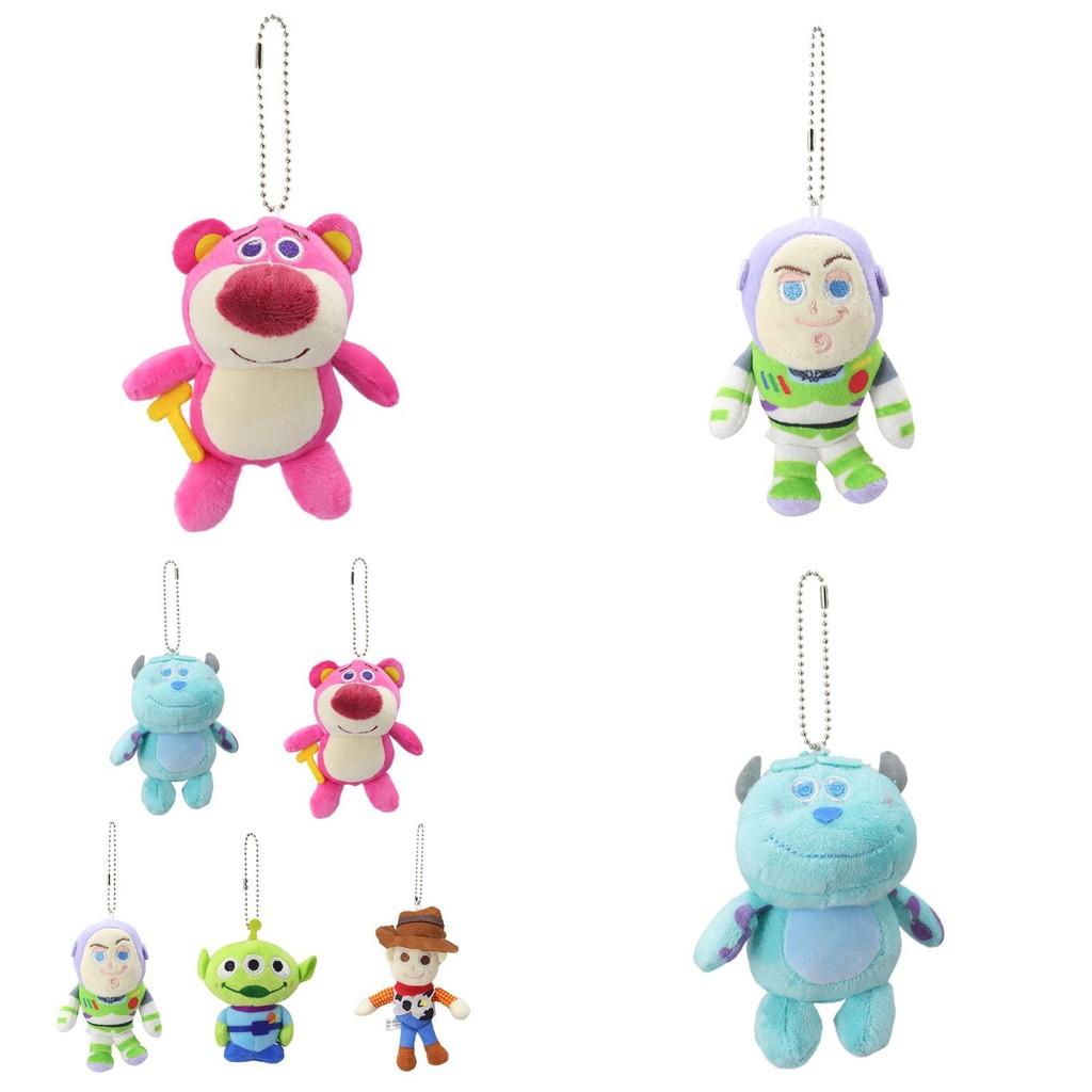 Bass Lightyear Woody Strawberry Bear Three-eyed Monster Plush Toy Pendant Decor