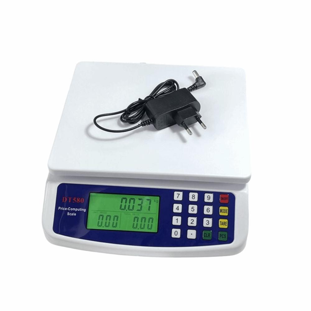 LCD Display Kitchen Digital Scale 30kg/1g Capacity Electronic Pricing Scale Coins Counting