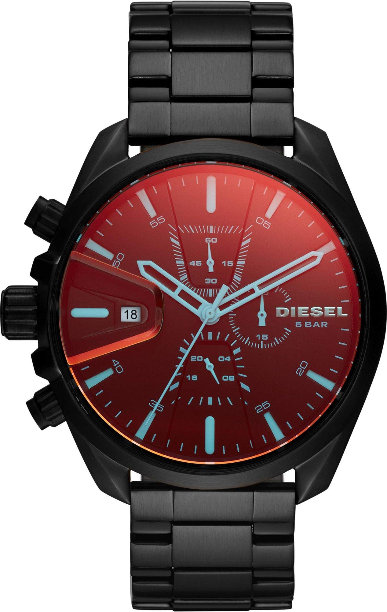 

Diesel MS9 Chronograph Quartz Watch One Size Men s Black/Red