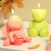 Rabbits Bear Animal Silicone Molds for Epoxy Resin Making Candle Soap Gypsum Decoration Chocolate Fondant Silicone Molds