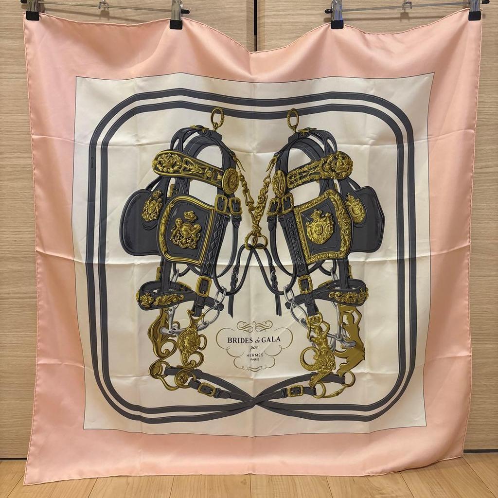 Used HERMES Carre 90 BRIDES de GALA Scarf