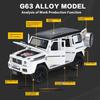 1/32 Scale Benz G63 Alloy Toy Car Model with Sound, Light and Spring-Back Action - Ideal Gift for Kids and Car Enthusiasts - Authentic