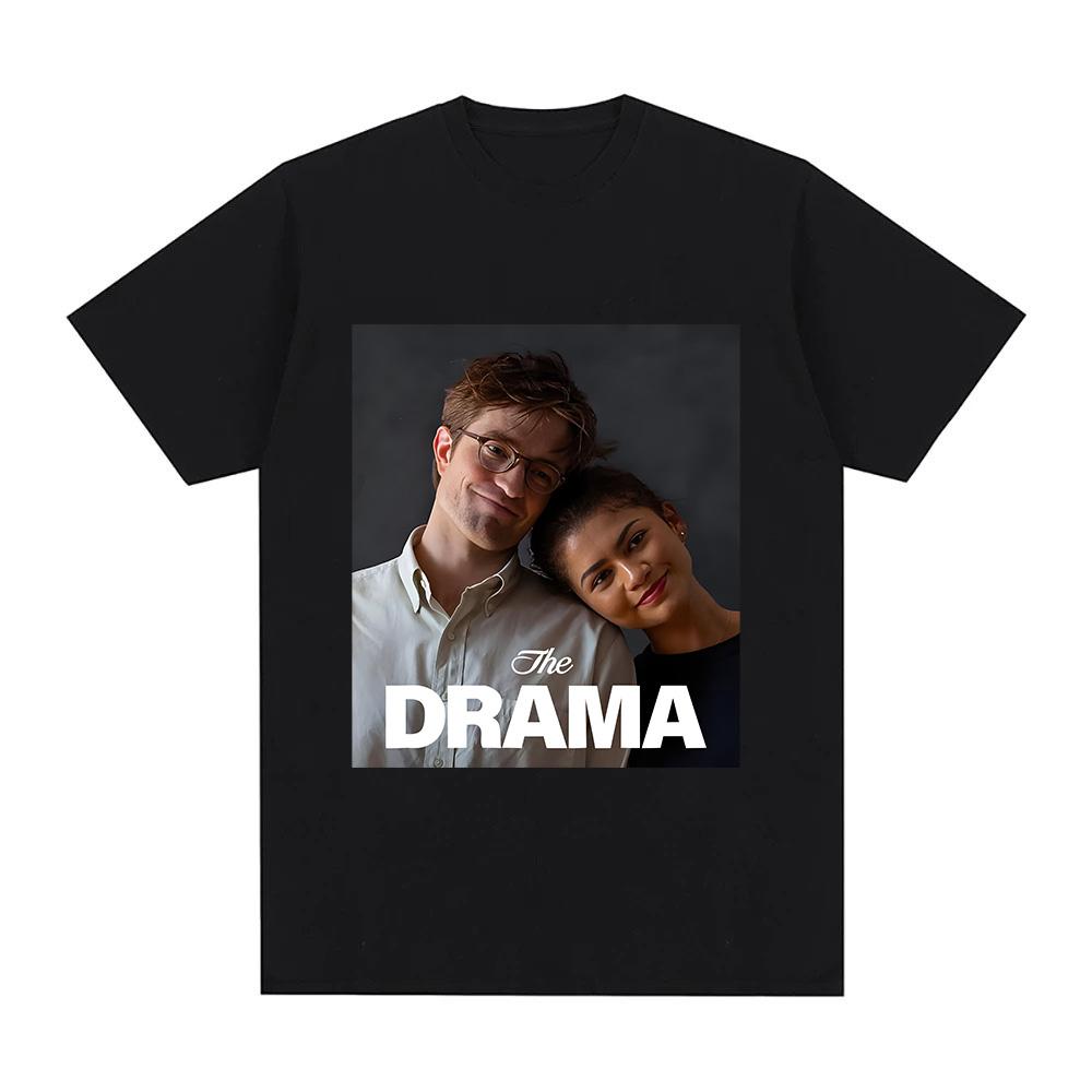 

Летняя футболка с графическим принтом The Drama Удобная 100% Хлопок Круглый вырез Короткий рукав Одежда Женская Te... S разноцветный