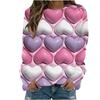 Christmas Sweatshirts Flower Floral 3D Print Women Autumn Fashion Hoodies Streetwear Y2k Pullovers Harajuku Tops Woman Clothing