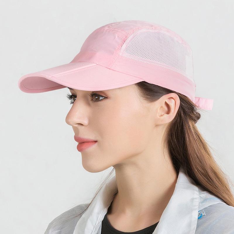 Outdoor Men's and Women's Folding Easy-to-carry Cap Sweat-absorbing Breathable Quick-drying Sun Protection Cap Fishing Cap Sports Baseball Cap