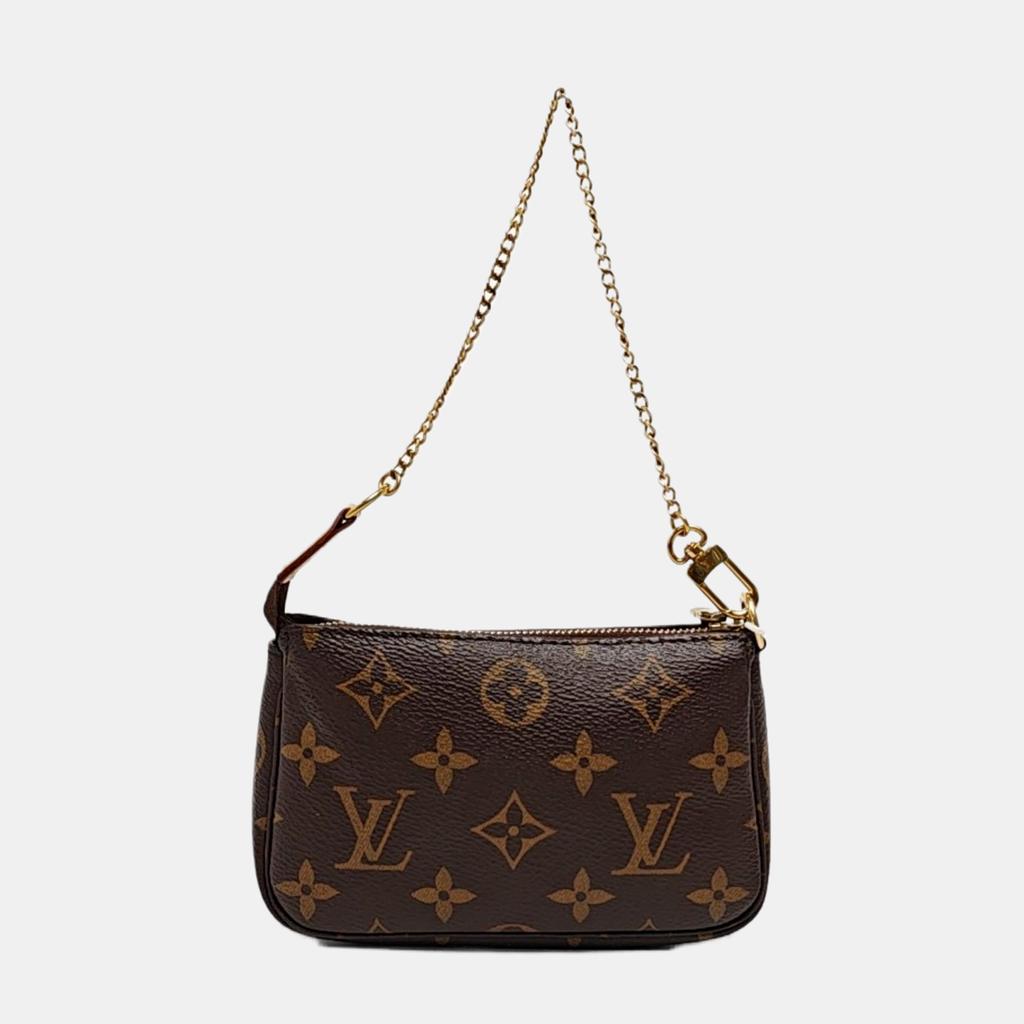 [Pre-Owned] Louis Vuitton Mini Pochette Accessoires 'Brown Monogram Canvas' - Very Good #ZY95GK