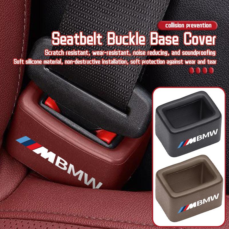 Car Seat Belt Buckle Safety Belt Base EVA Socket Protection Cover For BMW M 1 3 4 5 6 7 Series X1 X3 X4 X5 G20 G38 F48 E36 E39