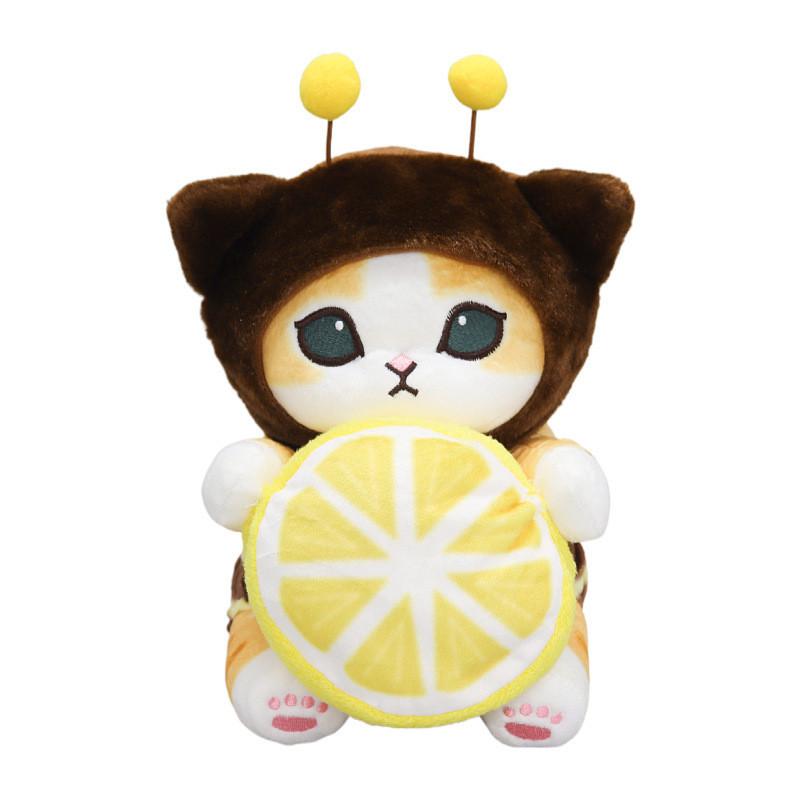 Adorable Japanese Bee Cat Plushie Soft Cartoon Animal Toy Perfect Gifts