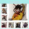 Fronha de Almofada Dragon Ball Incrível Capa de Almofada Quadrada de Desenho Animado Para Sofá Estiloso Decoração de Casa
