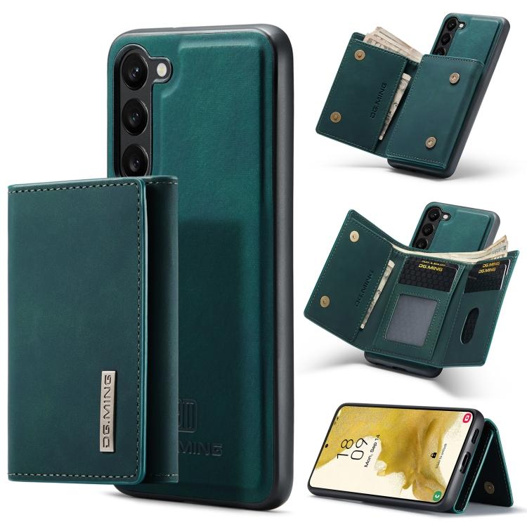 For Samsung Galaxy S23 5G DG.MING M1 Series 3-Fold Multi Card Wallet Phone Case