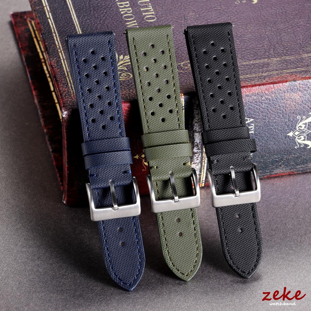 18/20/22mm Nylon Sailcloth Straps for Omega for Blancpain for Seiko Divers Watches Men Women Quick Release Waterproof Watch Band