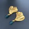 Poplar Forest Vintage Geometric Ear Clips: Stylish Autumn/Winter Earrings for Women Without Pierced Ears