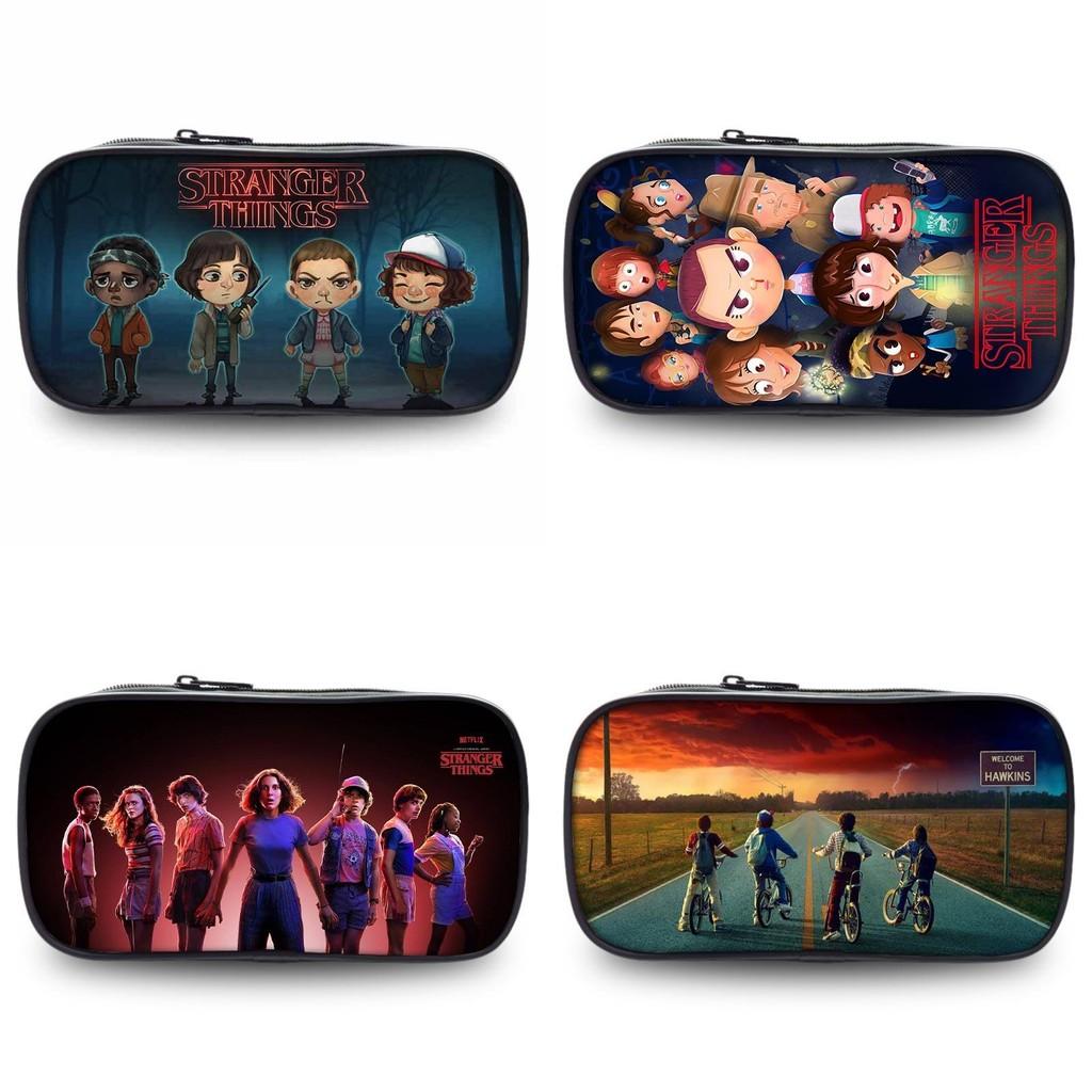 Geräumiges Federmäppchen aus Oxford-Material Stranger Things für Schüler Universelles Geschlechtsdesign