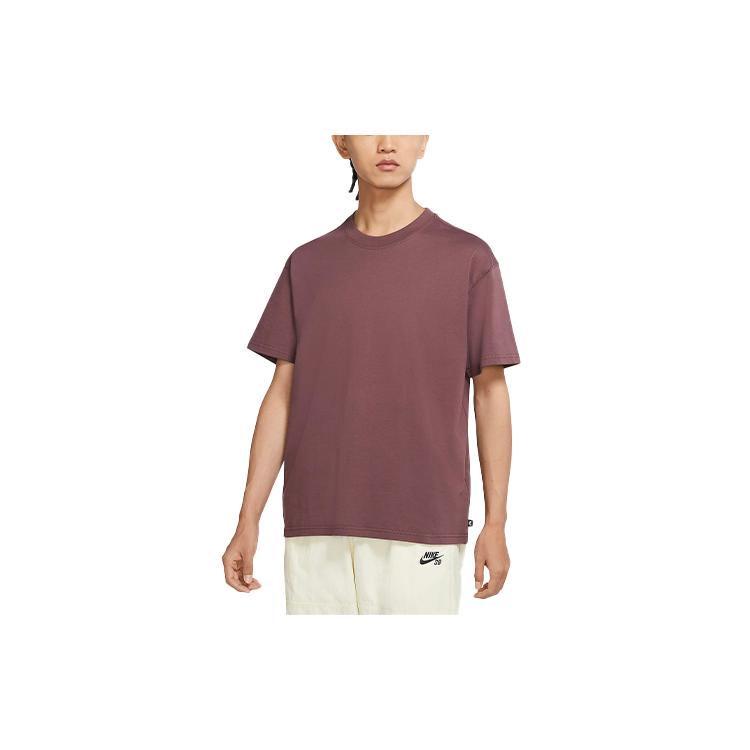 Nike Drop Shoulder Sleeve T Shirt Men's Burgundy DB9976-646
