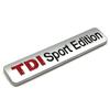 3D Metal TDI Sport Edition Logo Car Rear Trunk Badge Emblem Sticker For VW GTI Polo Golf 5 6 7 Passat Tiguan JETTA Accessories zf2