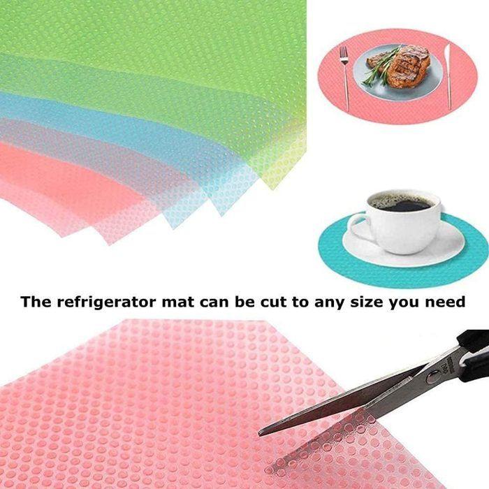 Kühlschrankmatte - H0128 - Rutschfest - Multifunktional - Waschbar - 4 Stück