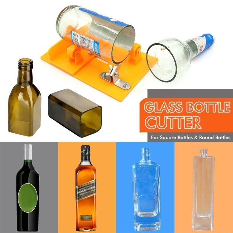 Glass Bottle Cutter Universal Adjustable Wine Bottle Cutting Machine Cutting Tool For Wine Beer Glass Plastic Cutting