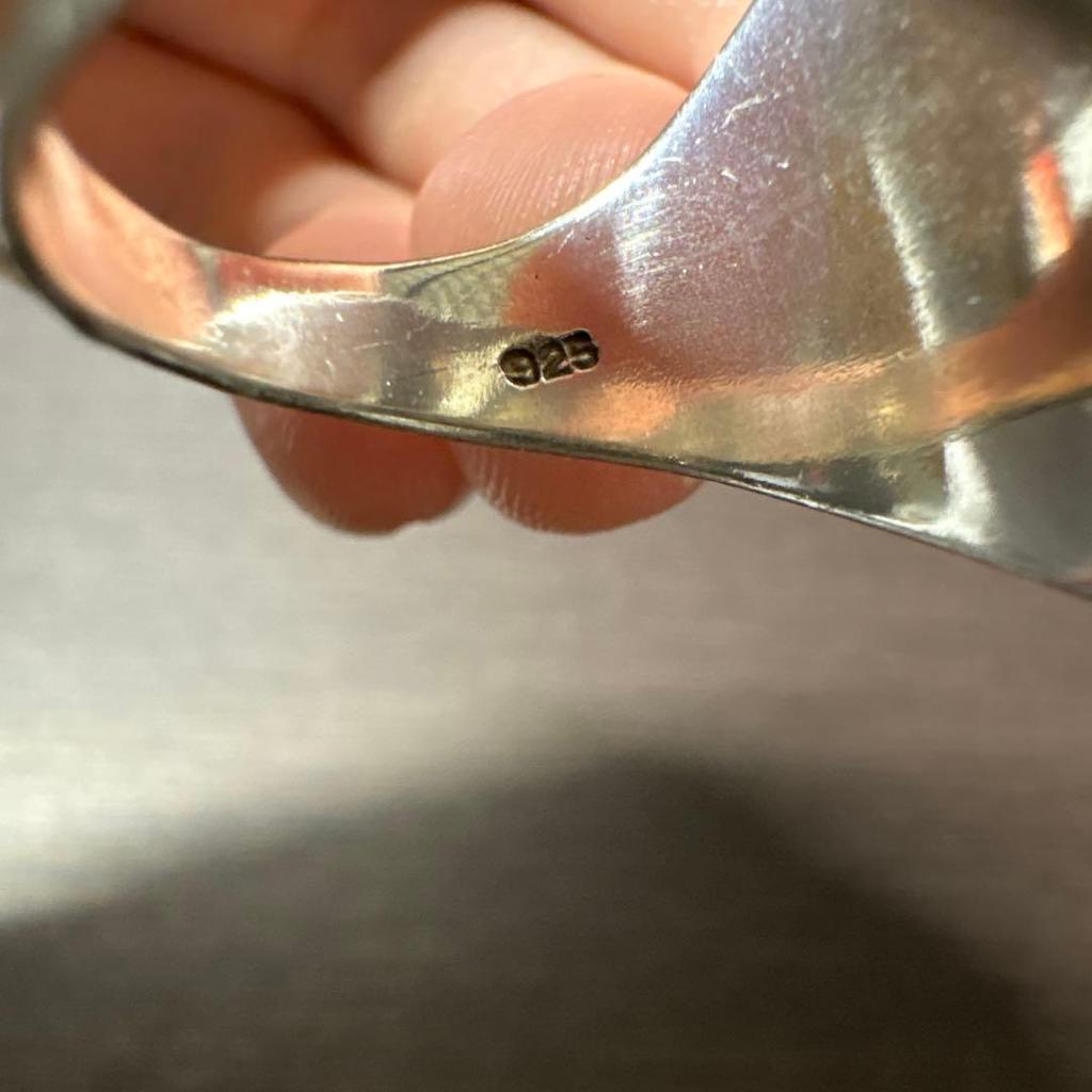 Used Navajo Silver 925 Ring No. 17 Rare Very Good Condition
