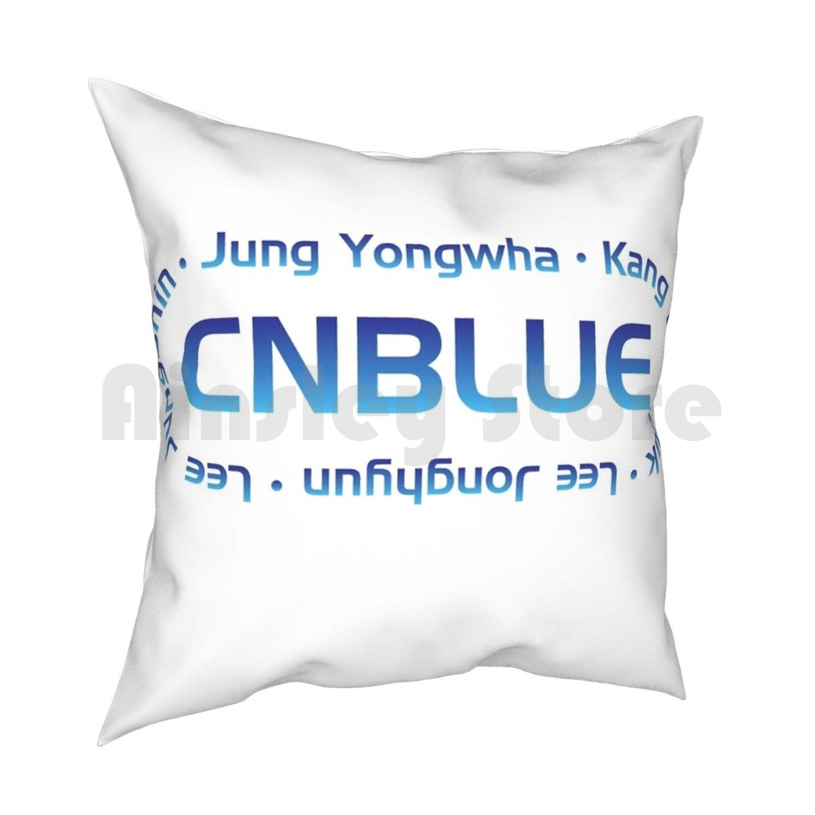Cnblue Pillow Case Printed Home Soft Throw Pillow Cnblue Yongwha Jung Yongwha Jonghyun Lee Jonghyun Minhyuk Kang Minhyuk 30x30cm 12x12in