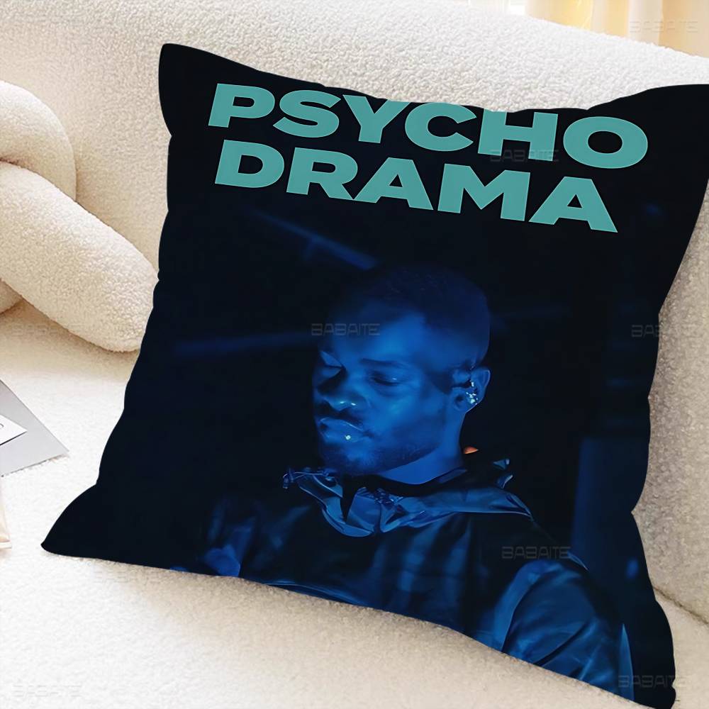Pop Hip Hop Rapper Dave Pillow Gift Home Office Decoration Bedroom Sofa Car Cushion Cover Case 45x45