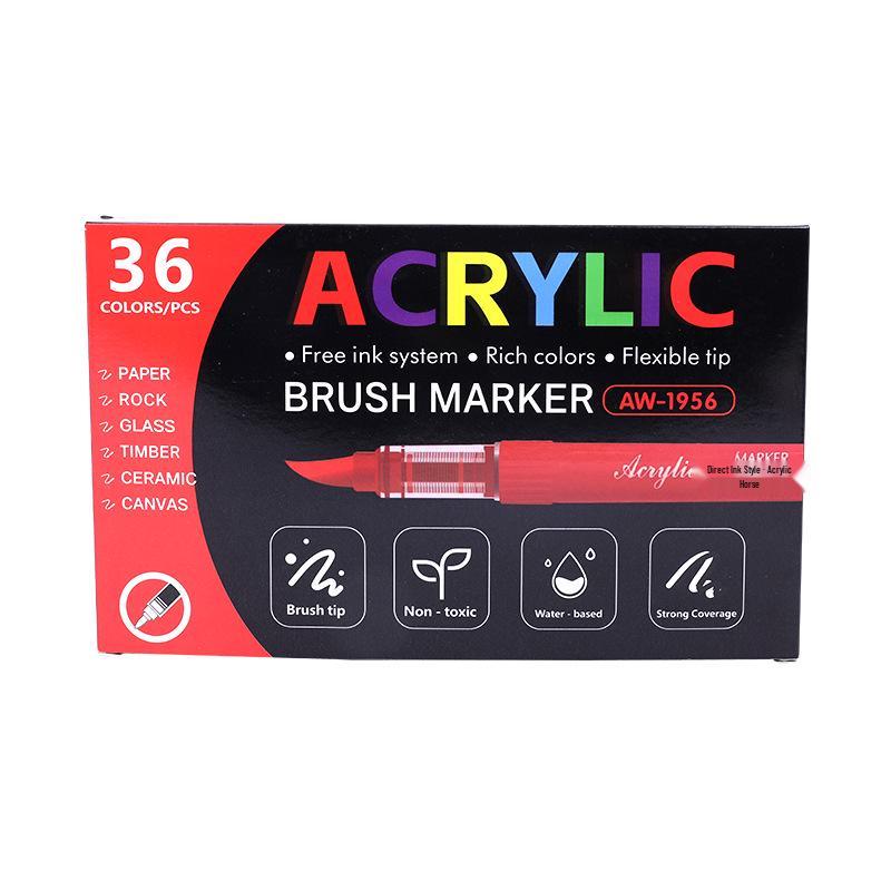 Acrylic Marker Pens for Kids - Stackable, Opaque Colors for Art Students