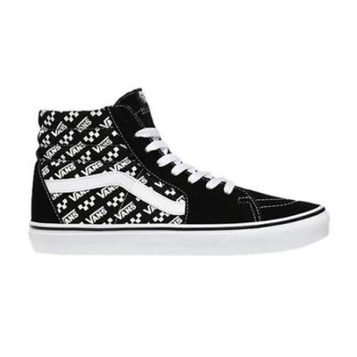 Sk8-Hi 'Logo Repeat - Black' VN0A4U3CTEZ Men's Shoes