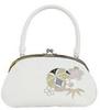 Ando Cherry Blossom Embroidered Bag White SBC-6 Women's
