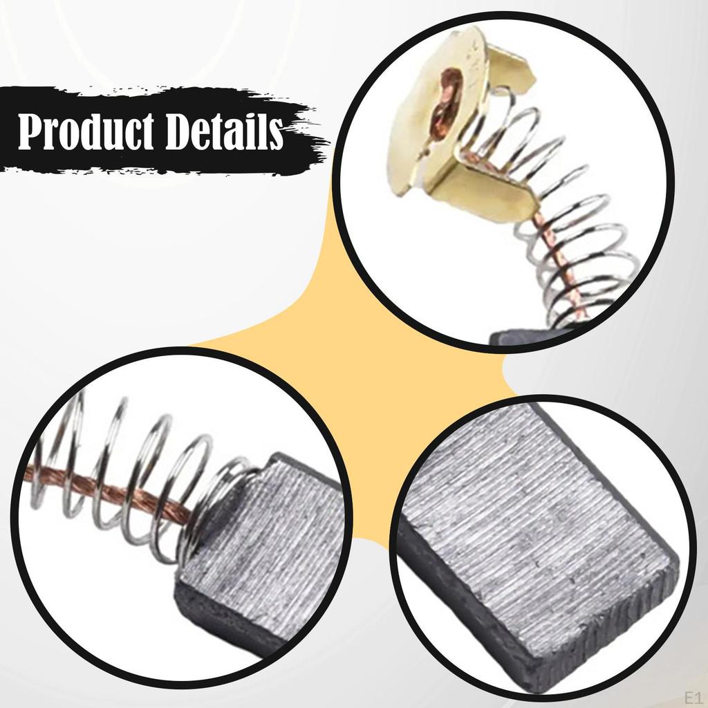 60Pcs Electric Brushes Accessories Professional,Repair Spare Part for Circular Angle Grind