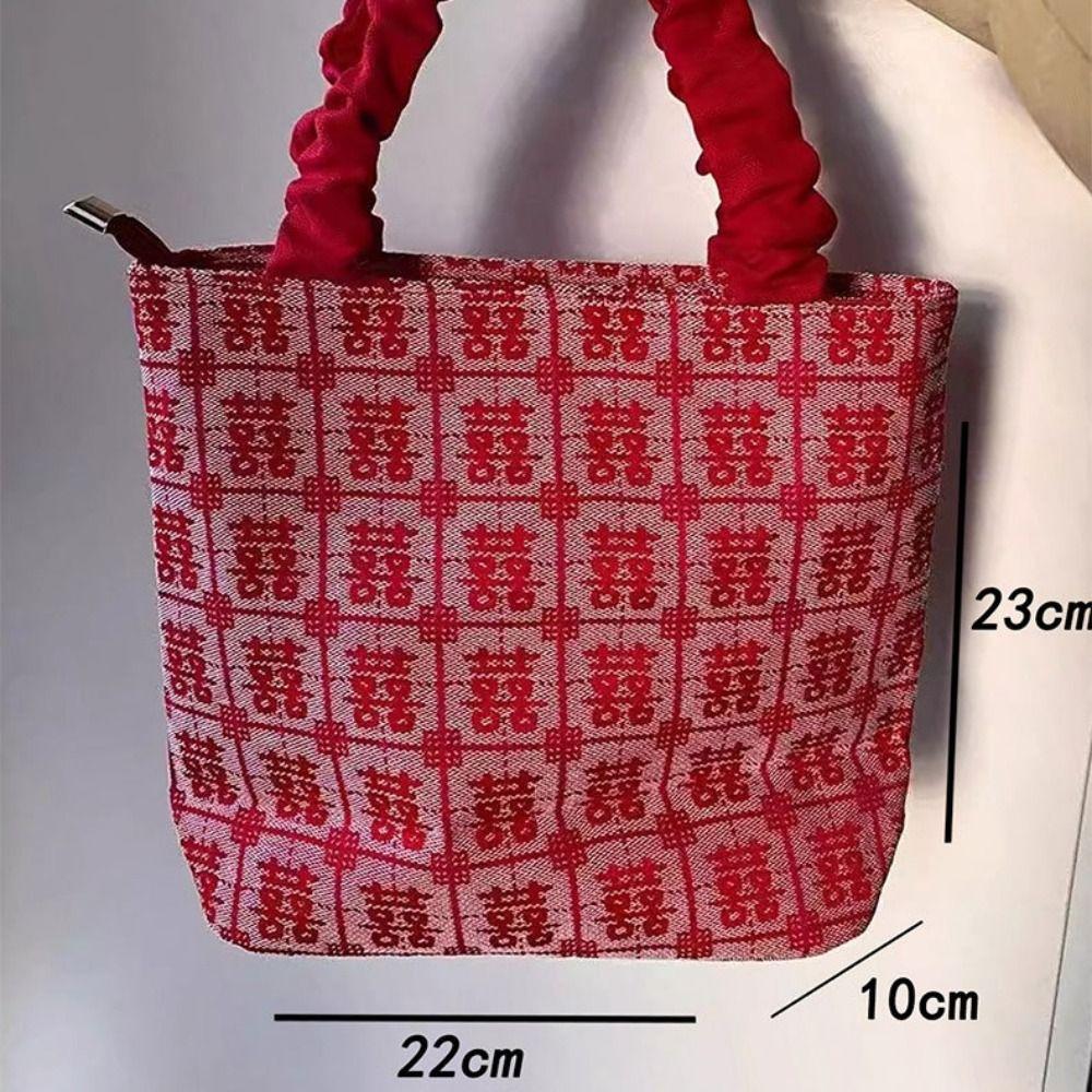 Versatile Wedding Tote Bag Chinese Style Gift Bag Cute Handbag  Wedding