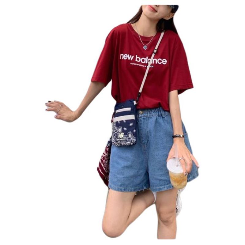 New Balance Fabric Crossbody Bag, Shoulder Bag Unisex Navy Blue New Balance LAB13607-NGO