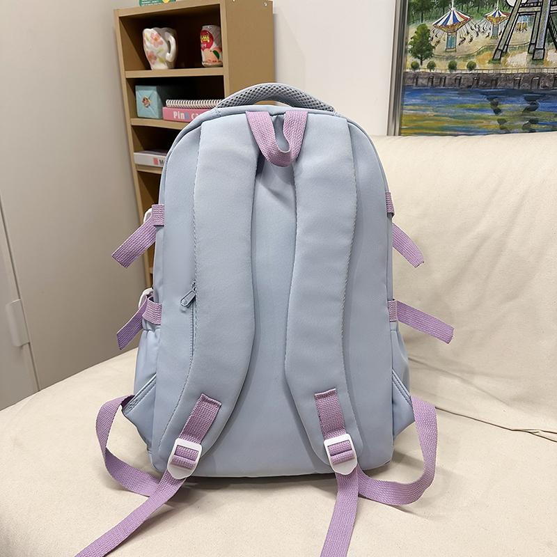 Mochila Escolar de Dibujos Animados para Mujer de Gran Capacidad para Estudiante de Secundaria