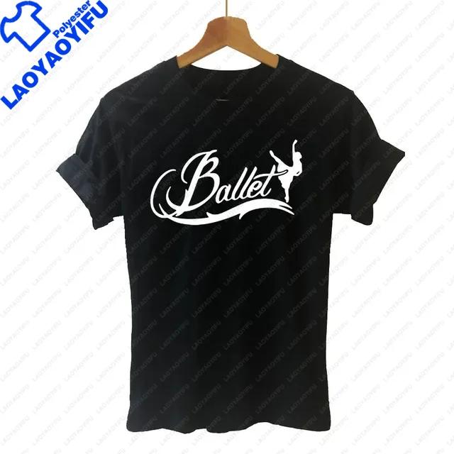 Ballet Dancer Harajuku T Shirt Funny Tshirt Unisex Clothing Casual Tops Tees Female Tshirt Harajuku Cute Casual Lady