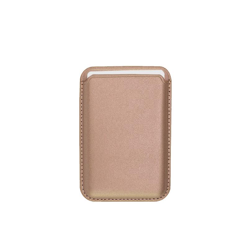 iPhone Magnetic PU Leather Card Holder for iPhone 13, 14 Pro Max, 6, 5, 17, MagSafe Compatible Sleeve