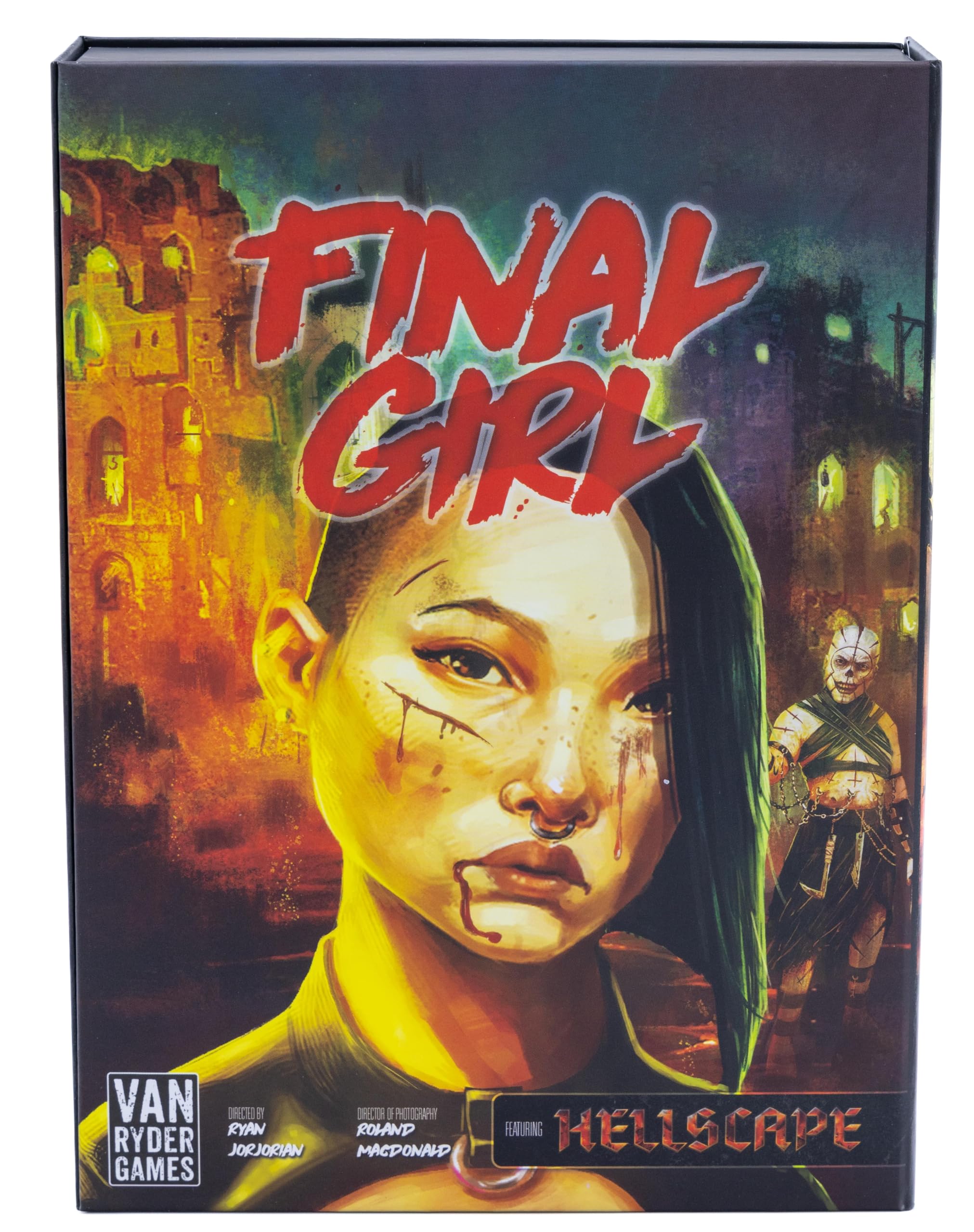 

Van Ryder Games Horror Board Game Final Girl Hell to Pay Feature Film Box Requires Core Box 1 Player Minutes of Gameplay Teens Ages - - - - - - -