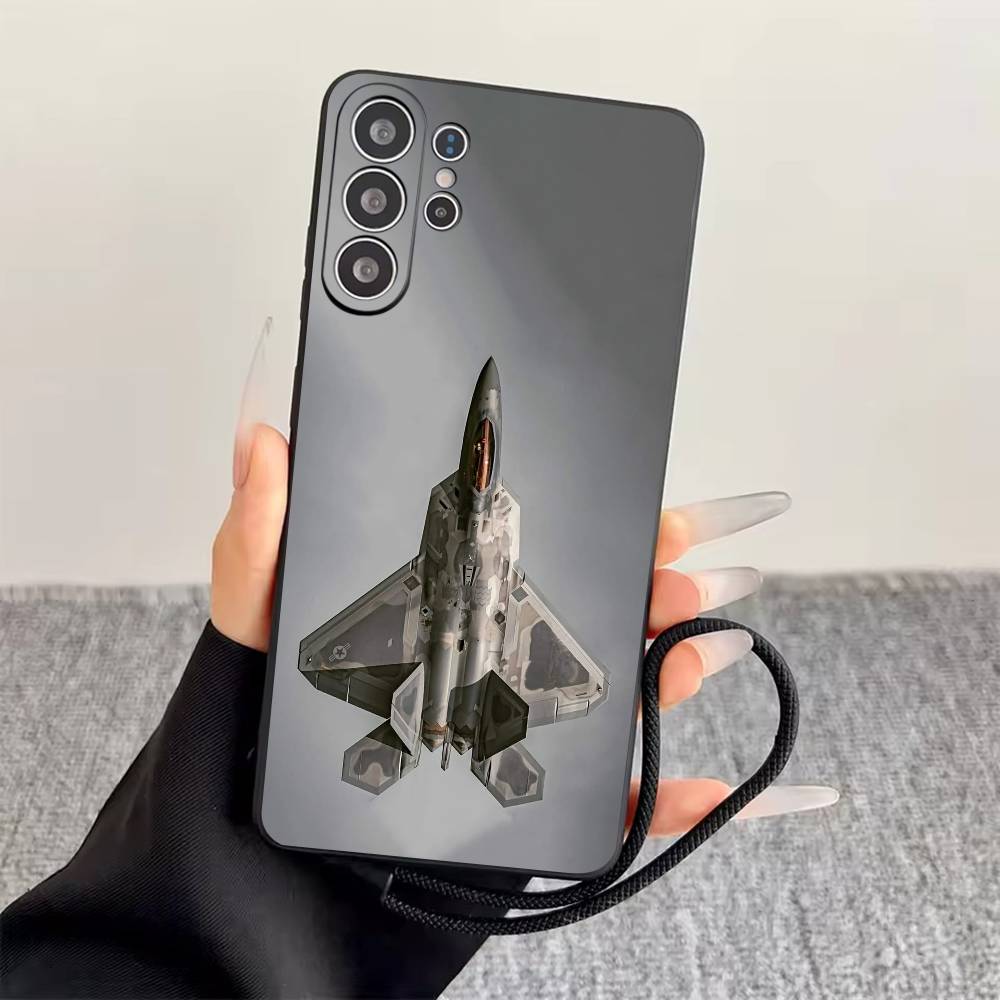 

Fighter aircraft Phone Case For Samsung S25,S24,S21,S22,S23,S30,Ultra,S20,Plus,Fe,Soft Silicone Black Cover Samsung S21plus