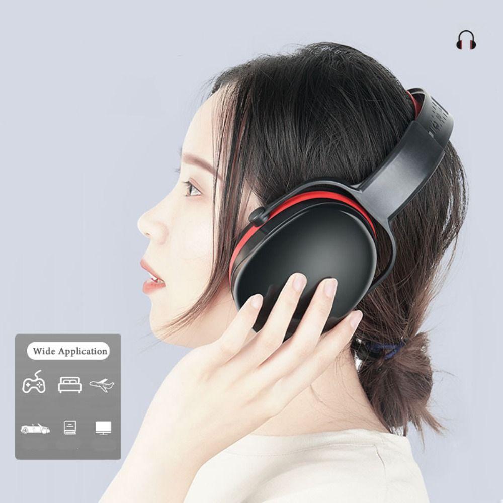 Noise Reduction Anti-Noise Head Earmuff SNR-35dB Ear Protector Ear Defenders Work Safety
