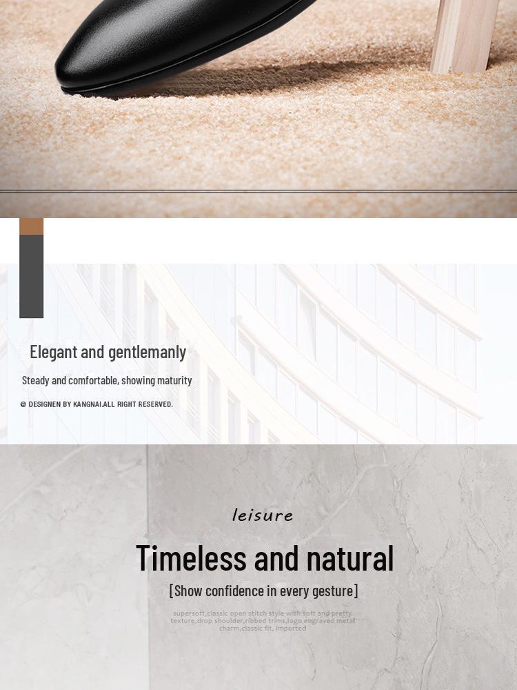 Grenzüberschreitende Herbstlederschuhe für Herren: Große Größen im formellen Business- und British-Casual-Stil für Hochzeiten und All-Match-Anlässe.