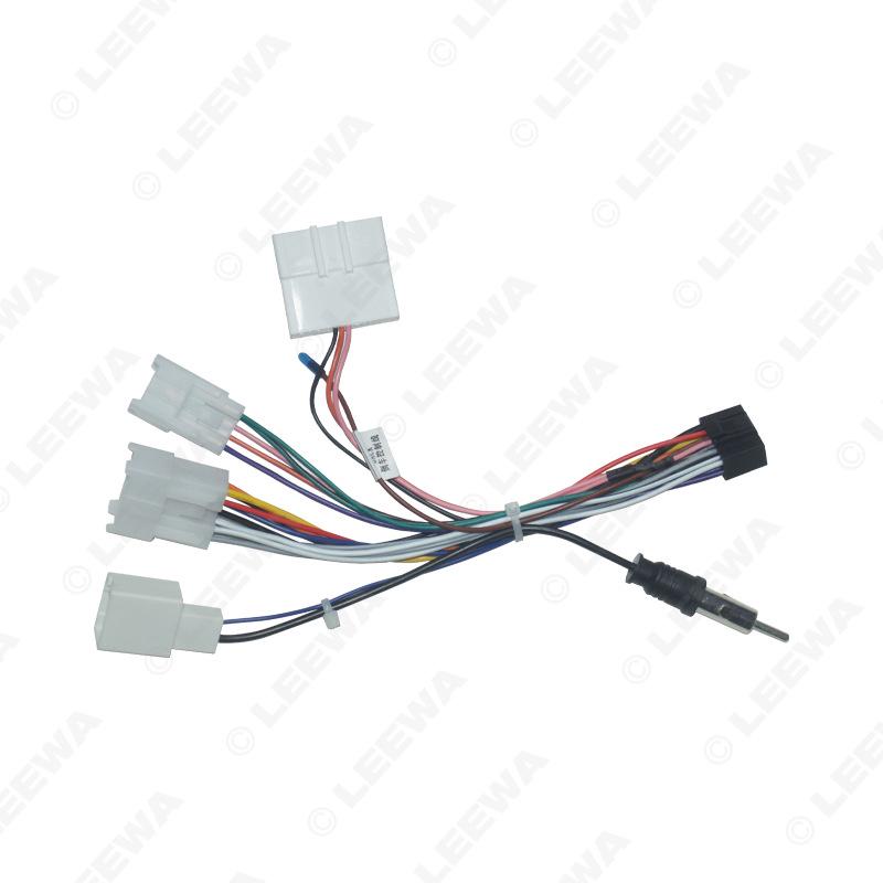 Cable de Alimentación para Host de Navegación Android Puzun de 16 Pines para Nueva Línea Trasera de Toyota con Salida de Baja Configuración de 4 Cabezales